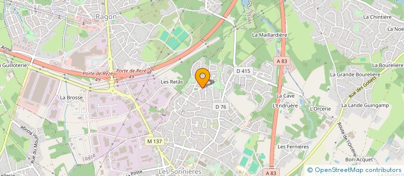 localisation de l'entreprise TYFU à LES SORINIERES
