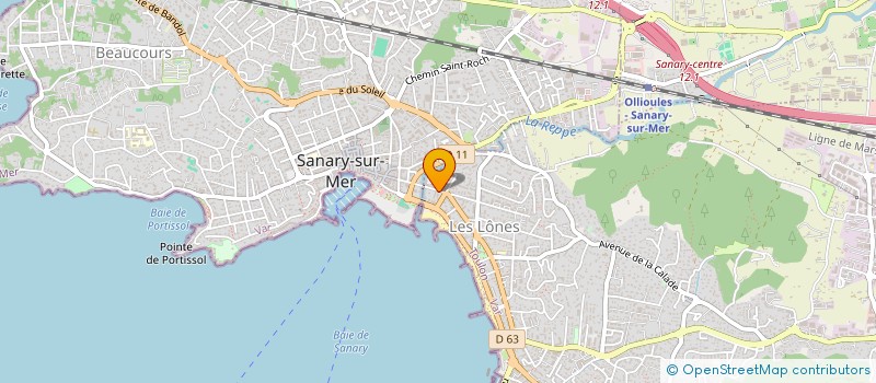 localisation de l'entreprise TYG à SIX-FOURS-LES-PLAGES