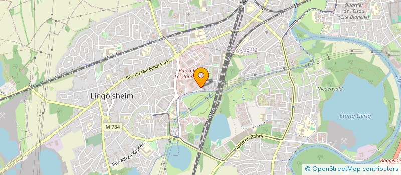 localisation de l'entreprise TYG  LINGOLSHEIM