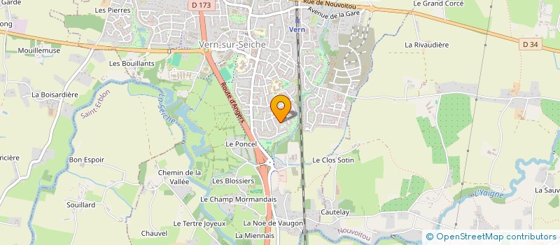 localisation de l'entreprise TYGALLET  VERN-SUR-SEICHE