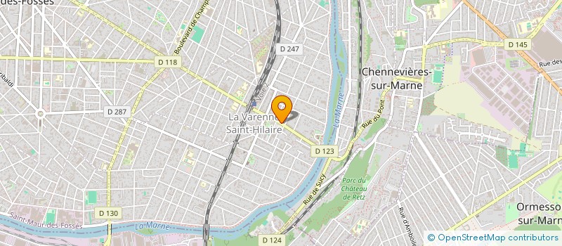 localisation de l'entreprise TYGAR à SAINT-MAUR-DES-FOSSES