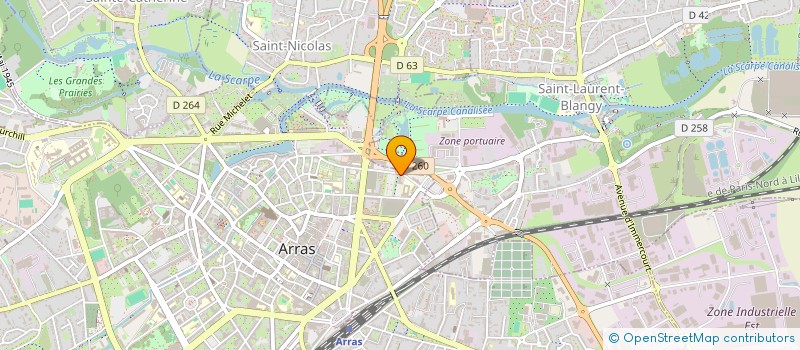 localisation de l'entreprise TYGEAUCAP à ARRAS