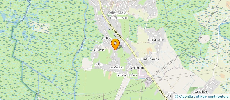 localisation de l'entreprise TYGINI INVEST  SAINT-MALO-DE-GUERSAC