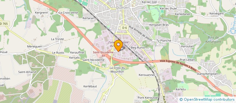 localisation de l'entreprise TYGLAD CONSEIL ET COURTAGE  QUEVEN