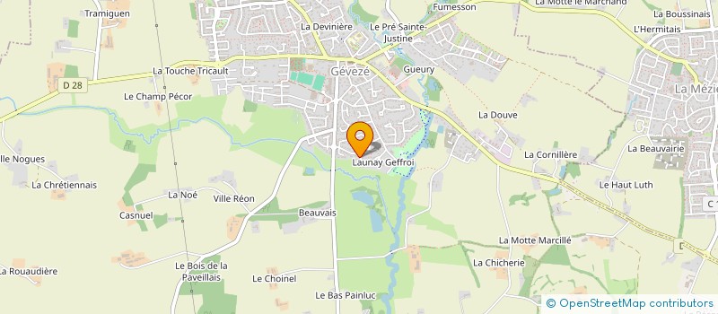 localisation de l'entreprise TYGRYS  GEVEZE