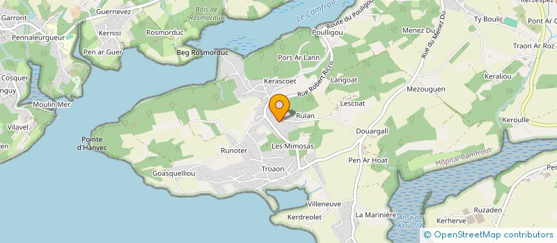 localisation de l'entreprise TYGUIDEL  HOPITAL-CAMFROUT