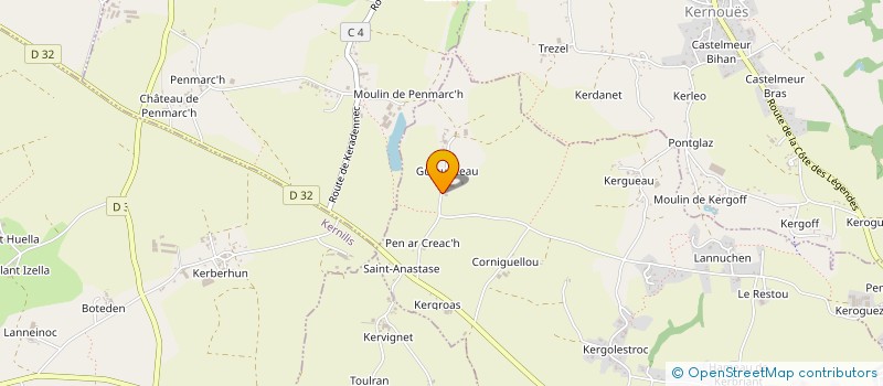 localisation de l'entreprise TYHAFLO  LE FOLGOET