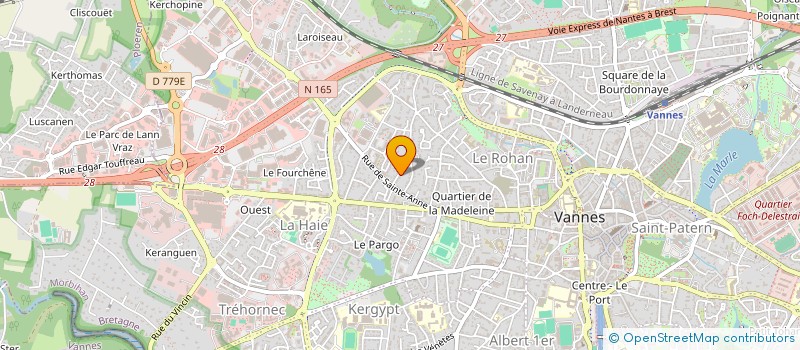 localisation de l'entreprise TYHEMA à VANNES