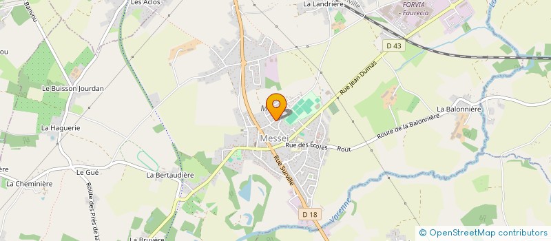 localisation de l'entreprise TYJ à MESSEI