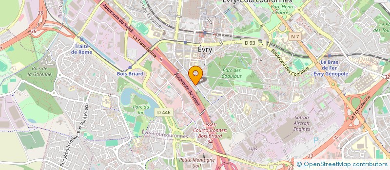 localisation de l'entreprise TYJ PROMOTION  EVRY-COURCOURONNES