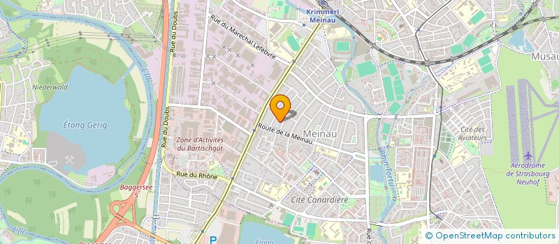 localisation de l'entreprise TYJA à STRASBOURG