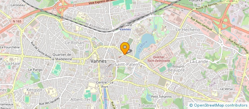 localisation de l'entreprise TYKAM à VANNES