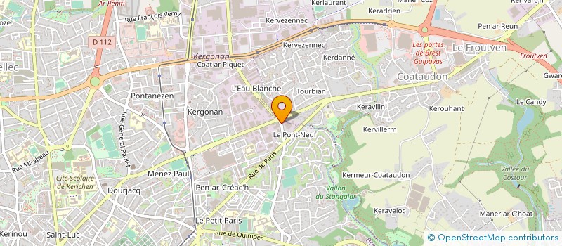 localisation de l'entreprise TYL à BREST