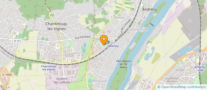 localisation de l'entreprise TYL  ANDRESY