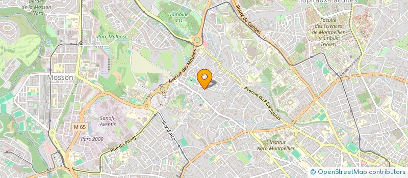 localisation de l'entreprise TYLAMO à MONTPELLIER