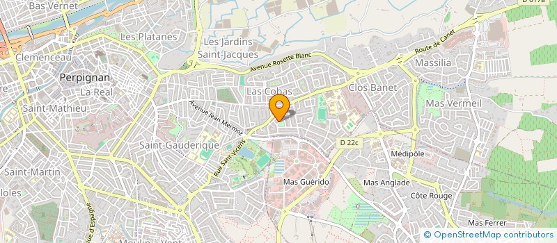 localisation de l'entreprise TYLANE à PERPIGNAN