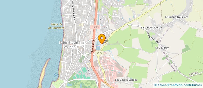localisation de l'entreprise TYLAU à SAINT-BREVIN-LES-PINS