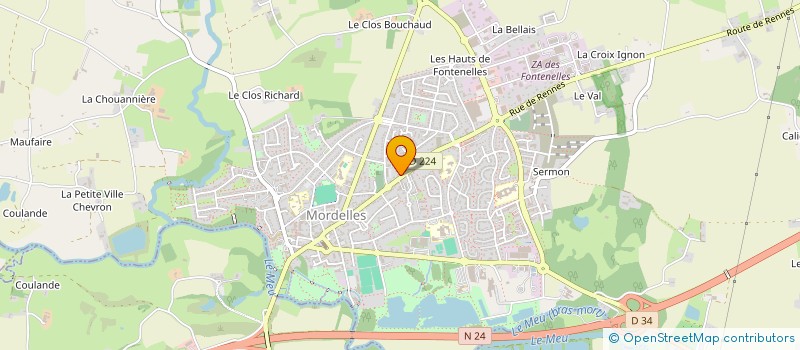 localisation de l'entreprise TYLER DURDEN  MORDELLES