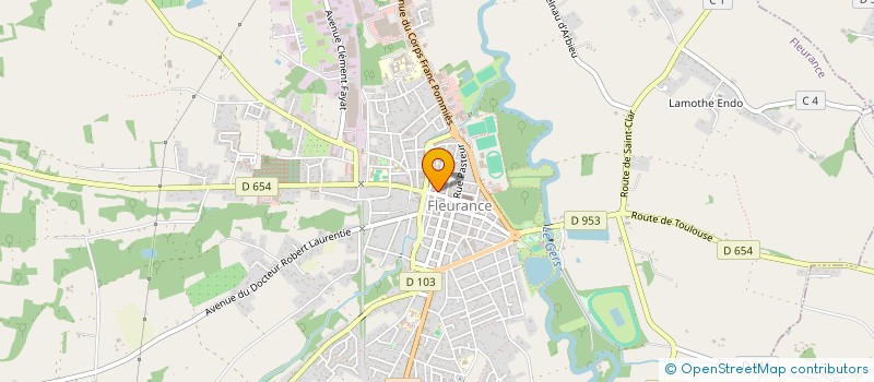 localisation de l'entreprise TYLIA  FLEURANCE