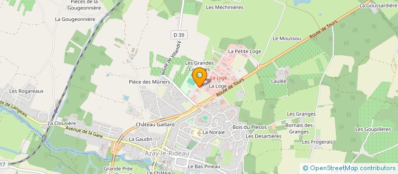 localisation de l'entreprise TYLL à AZAY-LE-RIDEAU
