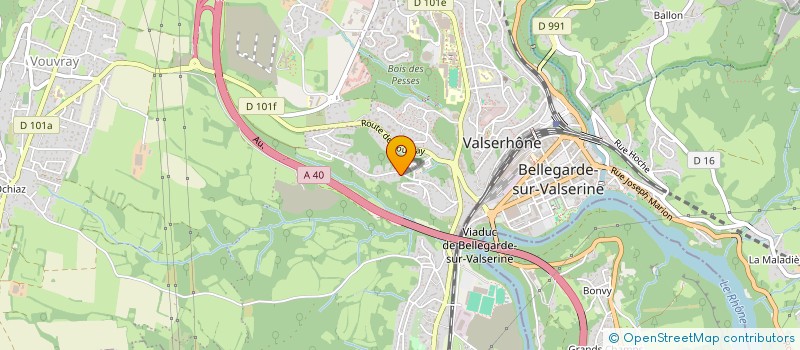 localisation de l'entreprise TYLSI à VALSERHONE