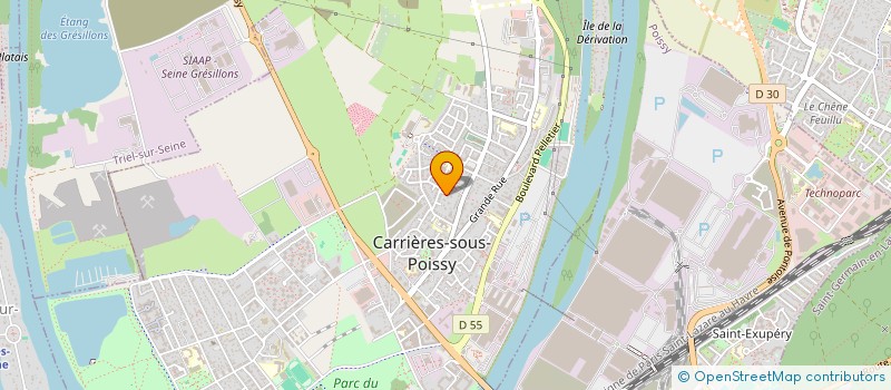 localisation de l'entreprise TYLTECH à CARRIERES-SOUS-POISSY