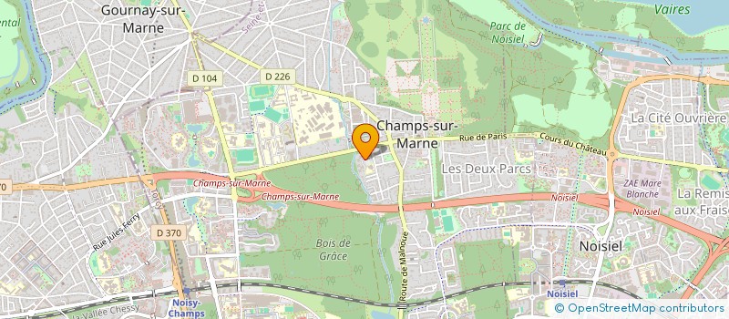 localisation de l'entreprise TYLUST  CHAMPS-SUR-MARNE