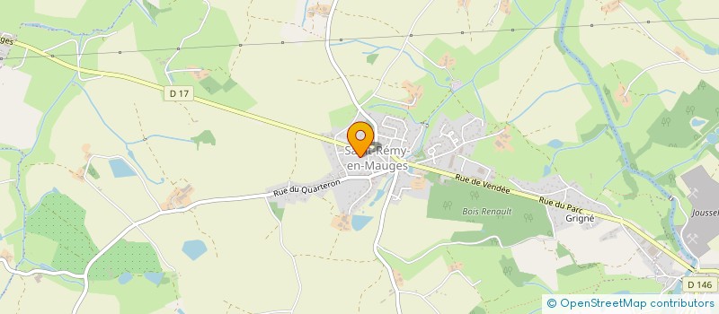 localisation de l'entreprise TYLY à MONTREVAULT-SUR-EVRE