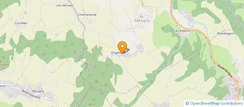 localisation de l'entreprise TYM INFORMATIQUE  MESIGNY