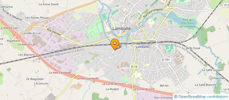 localisation de l'entreprise TYM INVEST à LAMBALLE-ARMOR