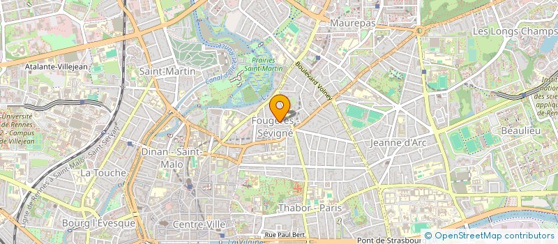 localisation de l'entreprise TYMAD VACANCES à RENNES