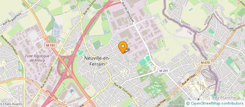 localisation de l'entreprise TYMAE à NEUVILLE-EN-FERRAIN