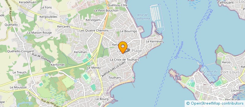 localisation de l'entreprise TYMAG  LARMOR-PLAGE