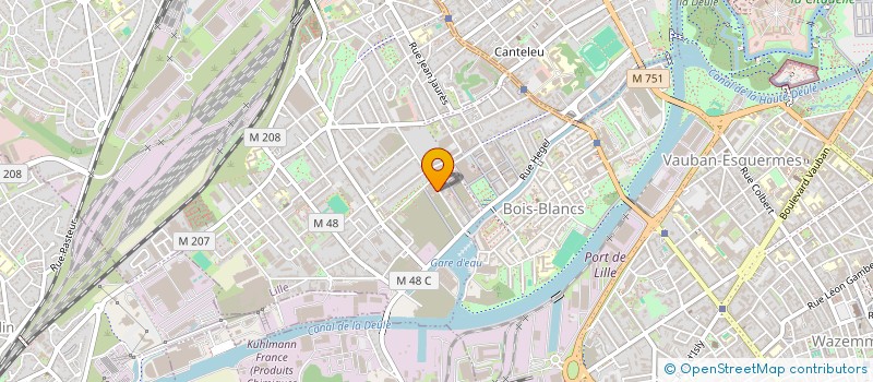 localisation de l'entreprise TYMATE à LILLE