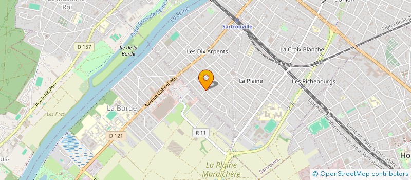 localisation de l'entreprise TYMDECO à SARTROUVILLE