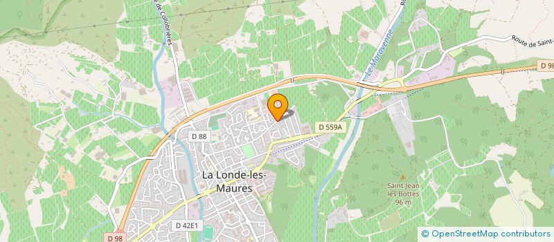 localisation de l'entreprise TYMEA  LA LONDE LES MAURES