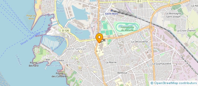 localisation de l'entreprise TYMED  SAINT-MALO