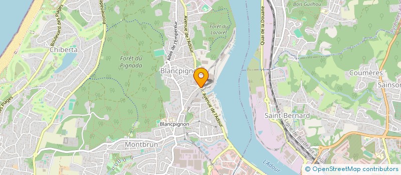 localisation de l'entreprise TYMEO  ANGLET