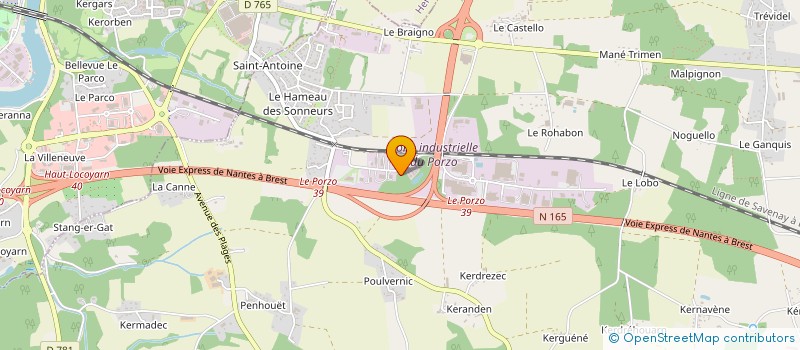 localisation de l'entreprise TYMETO à KERVIGNAC