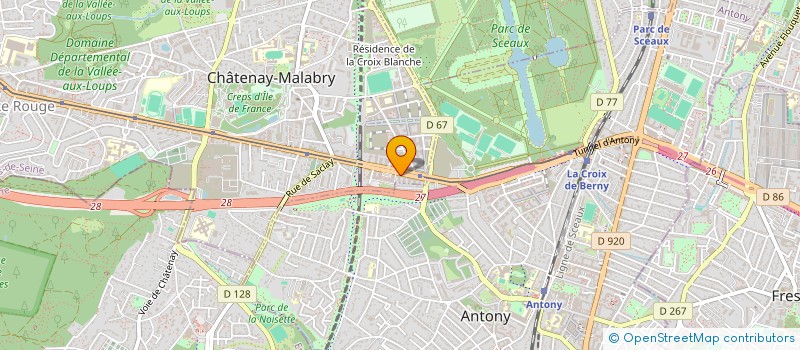 localisation de l'entreprise TYMM à CHATENAY-MALABRY
