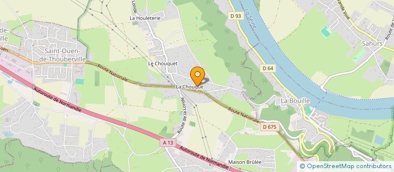 localisation de l'entreprise TYN INVEST à CAUMONT