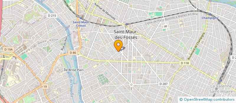 localisation de l'entreprise TYND HOLDING  SAINT-MAUR-DES-FOSSES