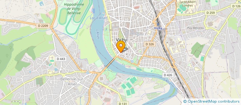 localisation de l'entreprise TYNO à VICHY