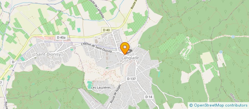 localisation de l'entreprise TYO  LANGLADE