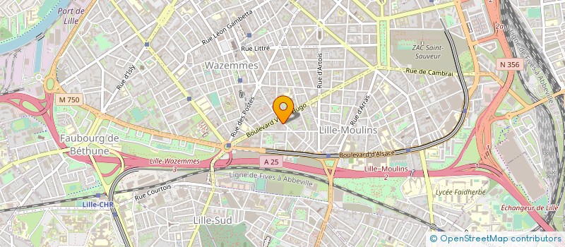localisation de l'entreprise TYP'S CREATION à LILLE