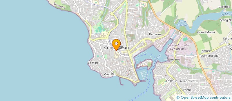 localisation de l'entreprise TYPAY  CONCARNEAU