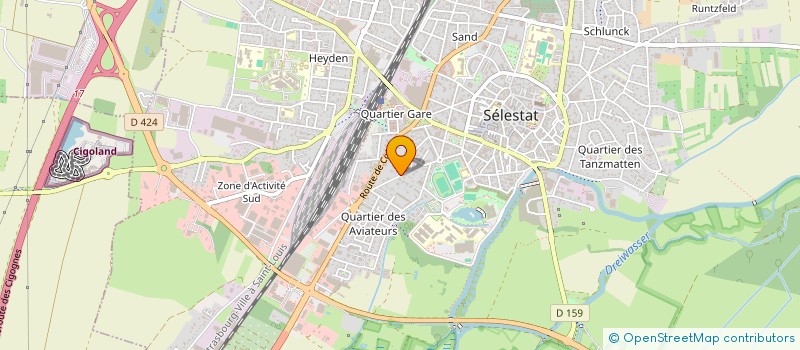 localisation de l'entreprise TYPE 3.2 PERFORMANCE à SELESTAT