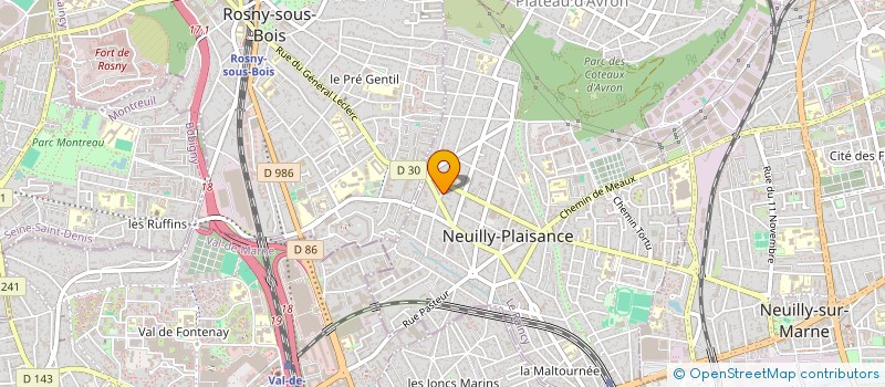localisation de l'entreprise TYPELEC à NEUILLY-PLAISANCE