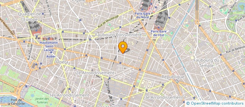 localisation de l'entreprise TYPHAINE à PARIS