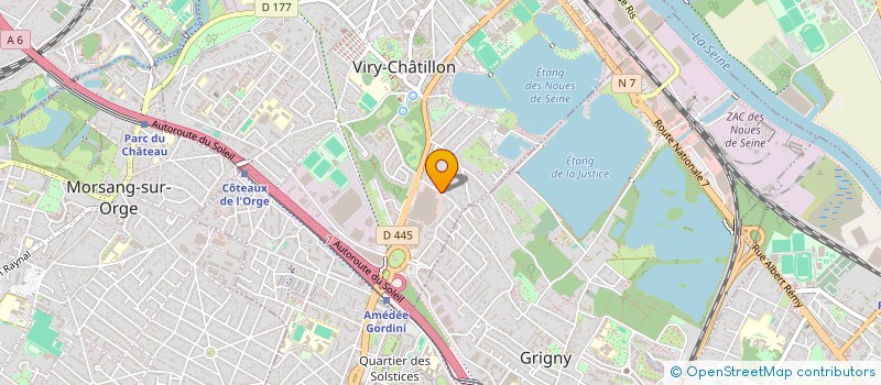 localisation de l'entreprise TYPHAINE EXPANSION  VIRY-CHATILLON